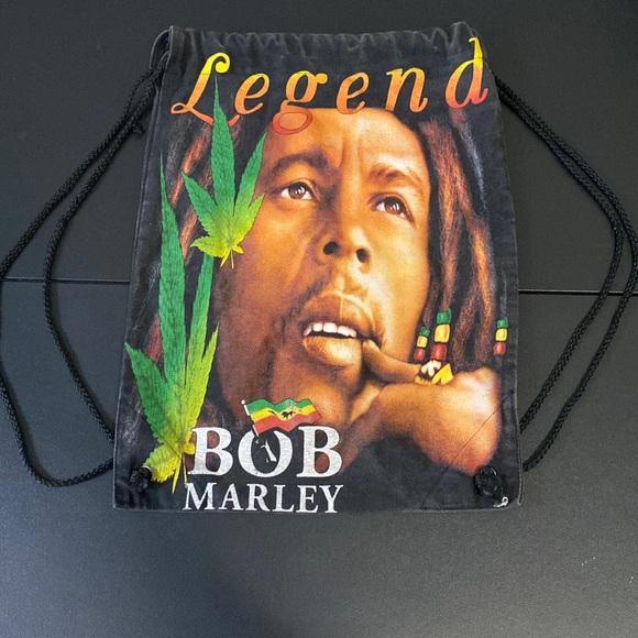 Bob Marley Drawstring Bag - Picture 1 of 3